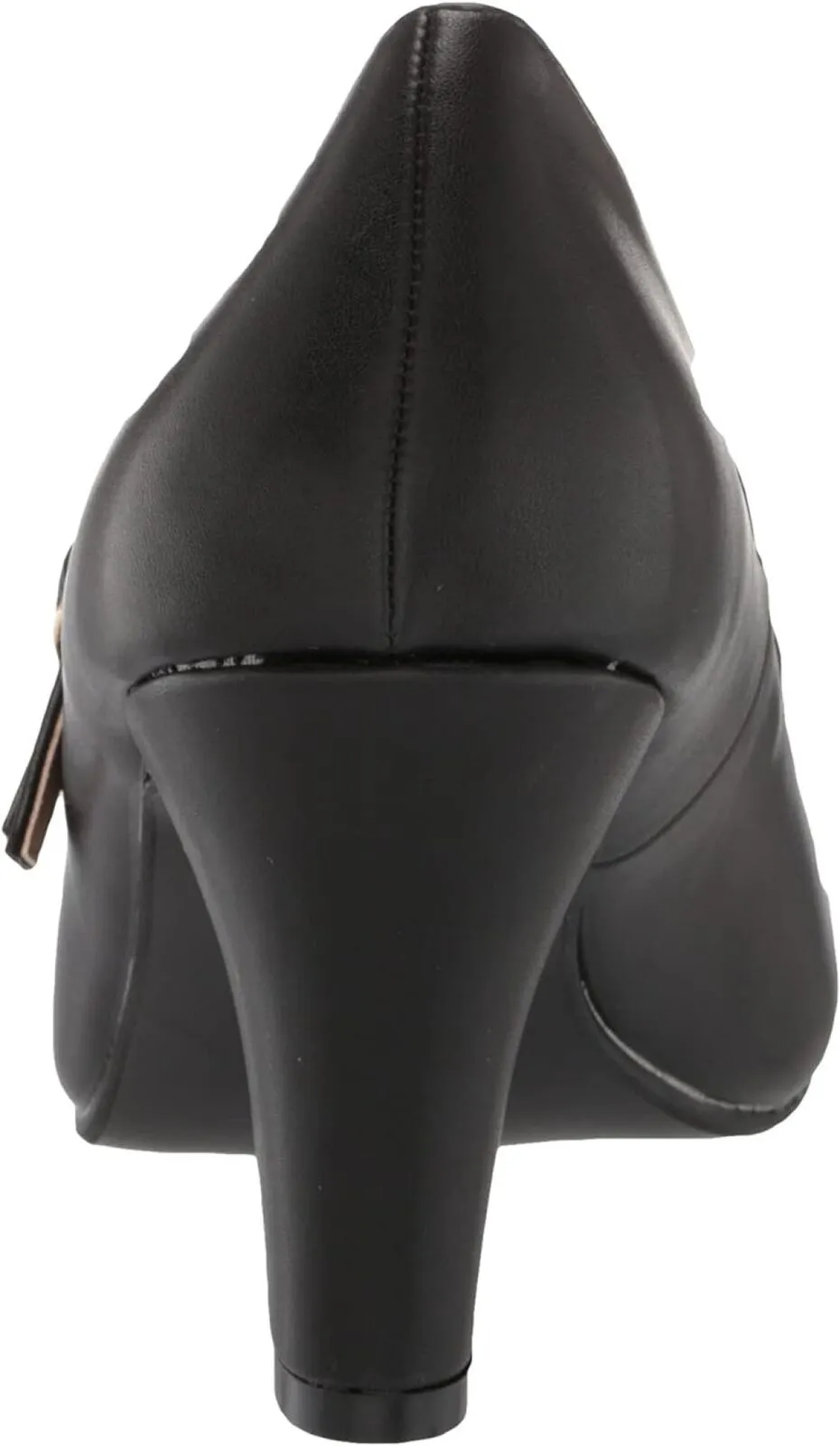 Journee Collection Women's Windy Pump Heels Shoes WINDY-PUMP Black 8.5M