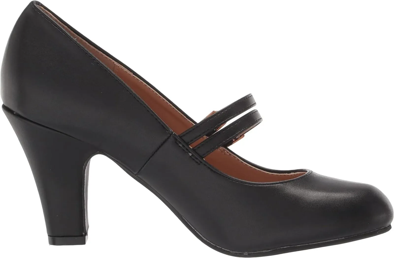 Journee Collection Women's Windy Pump Heels Shoes WINDY-PUMP Black 8.5M