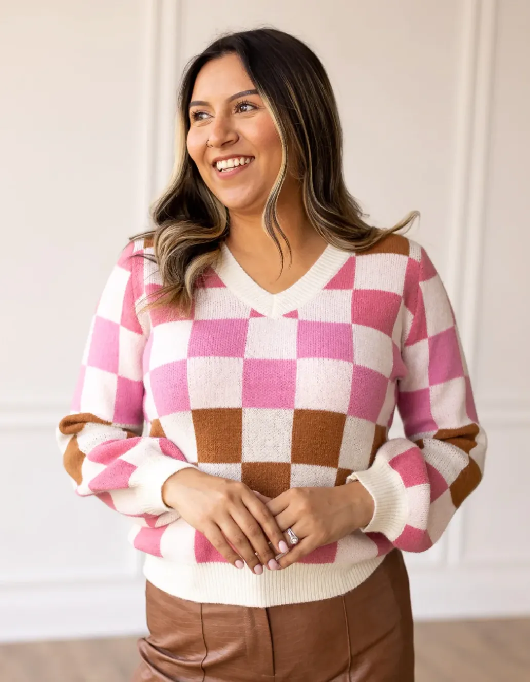 Just Checking in Sweater