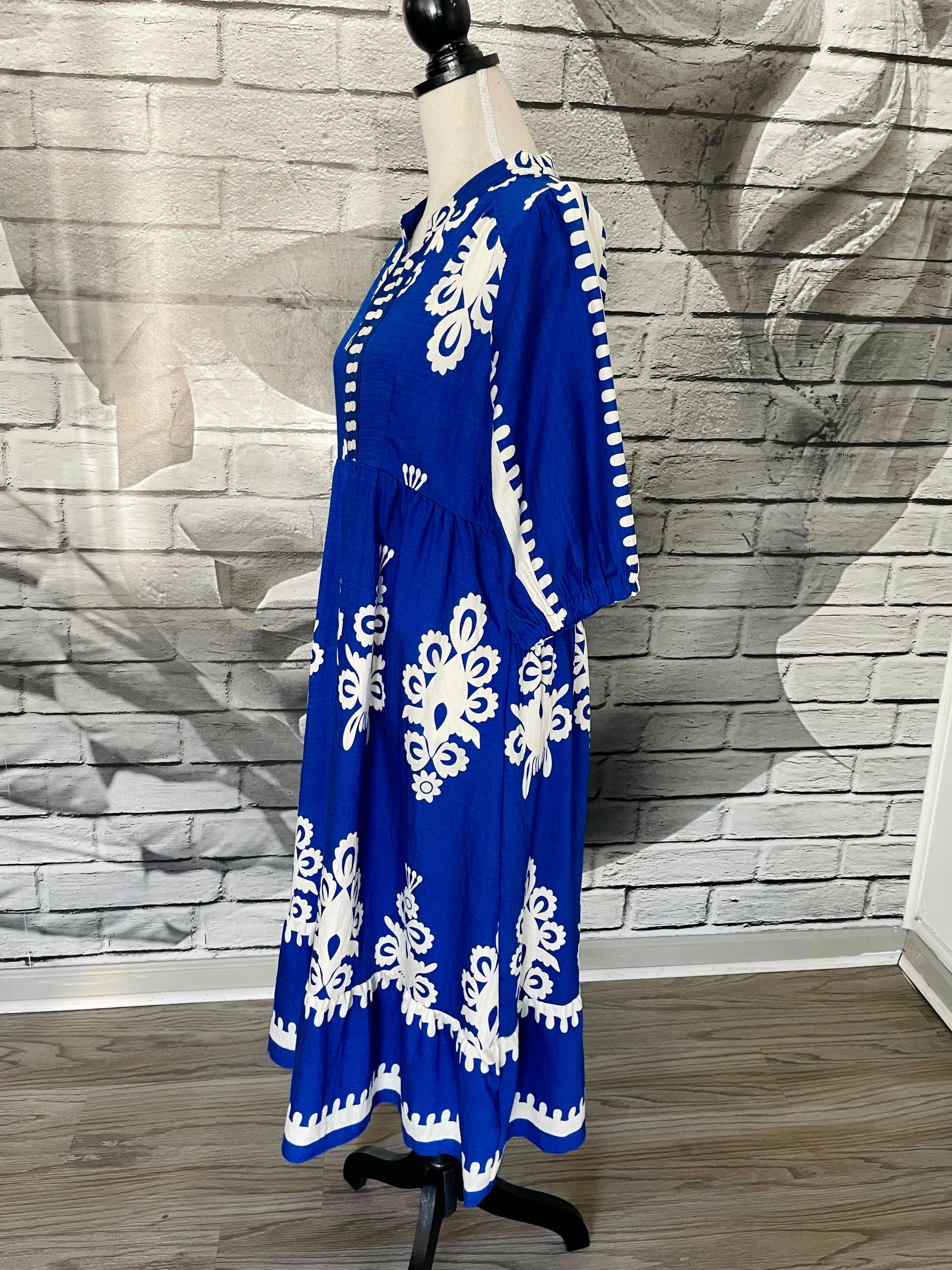 Kai Midi Dress Cobalt