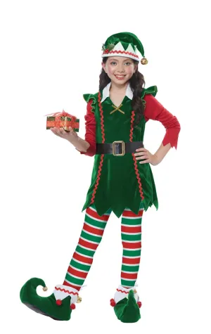Kids Festive Elf Costume