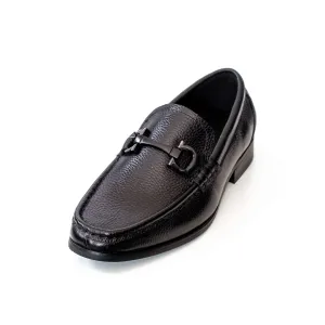 Leather Buckle Loafer