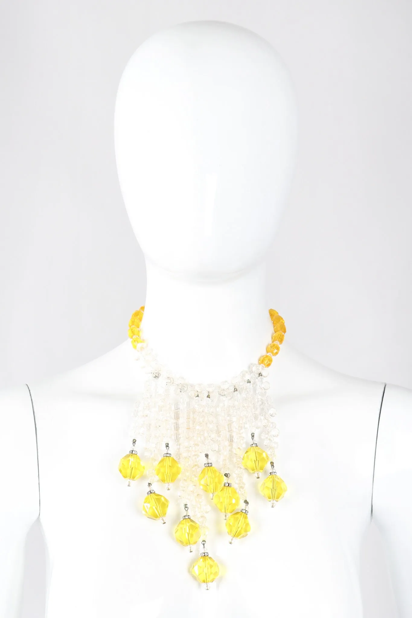 Lemon Drop Bib Necklace