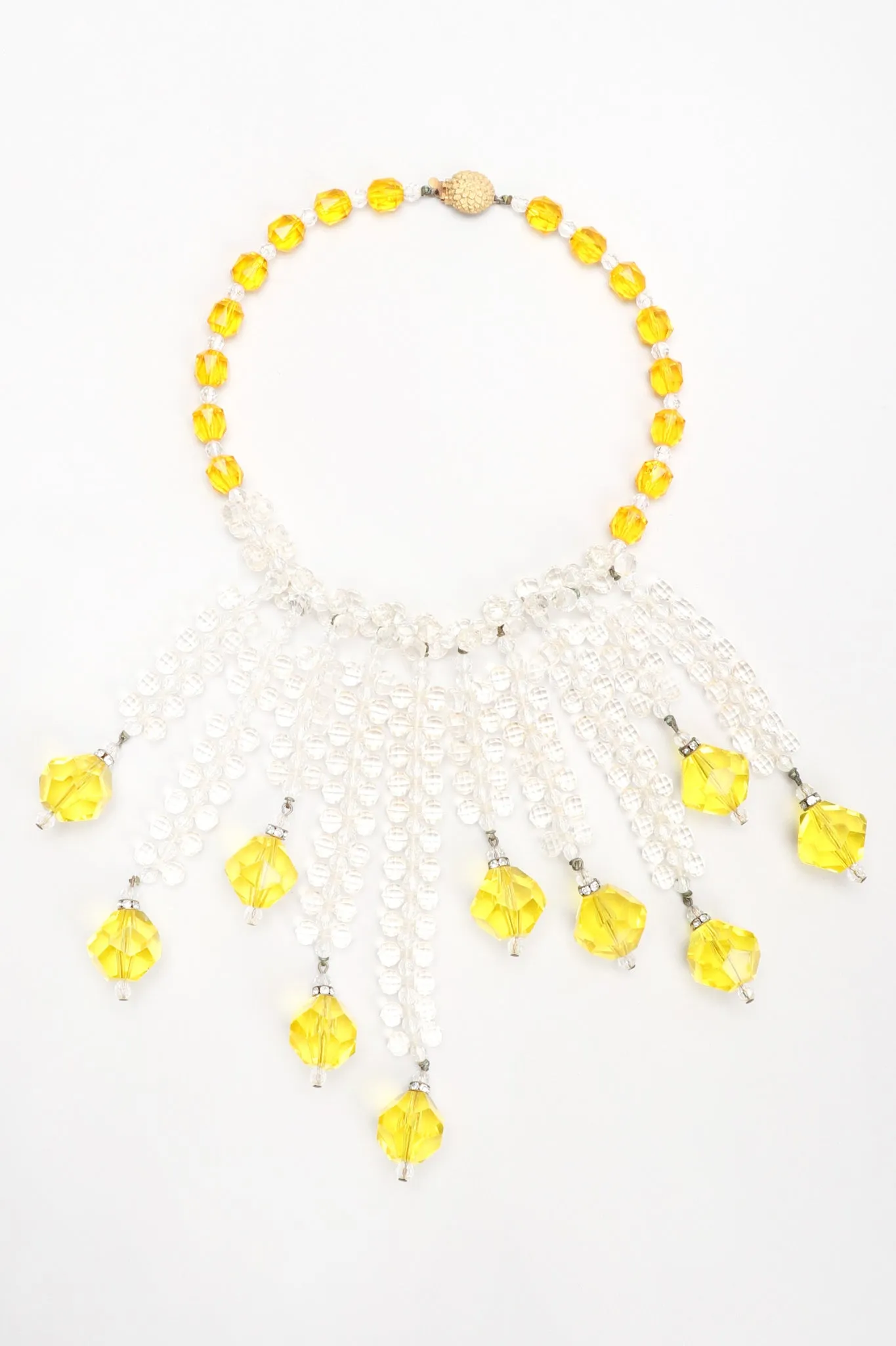 Lemon Drop Bib Necklace