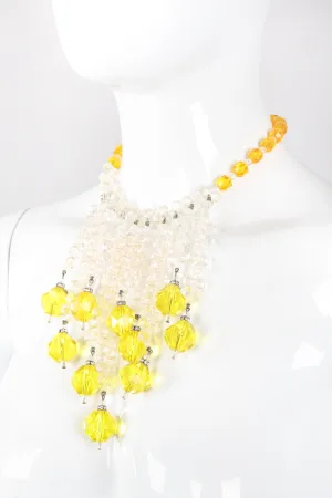 Lemon Drop Bib Necklace
