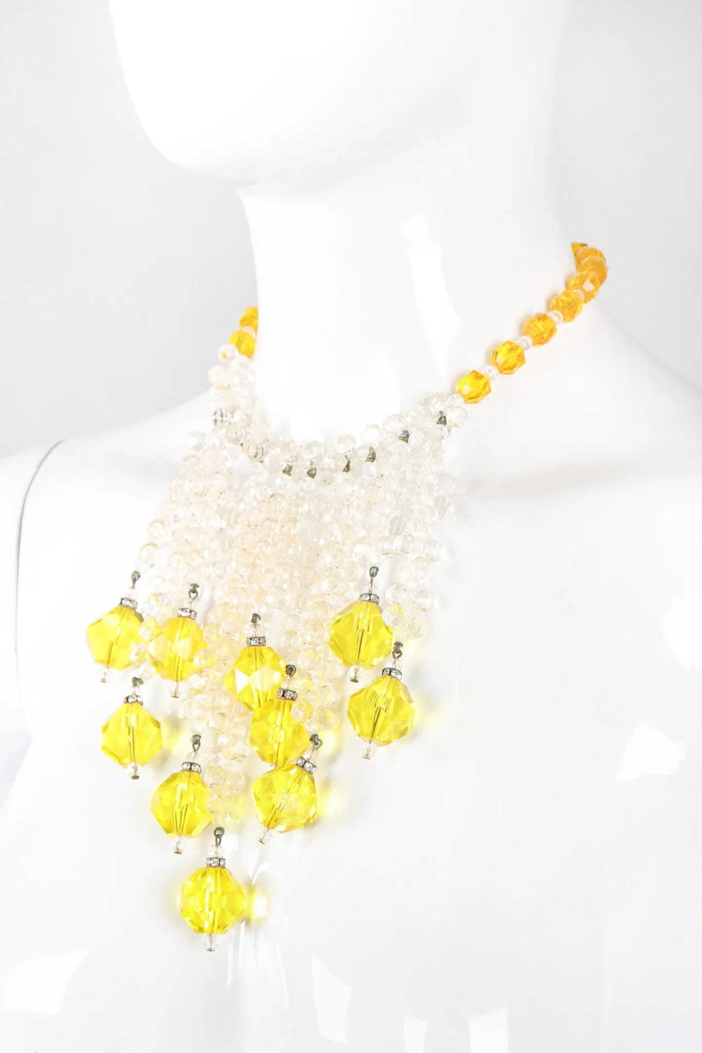 Lemon Drop Bib Necklace
