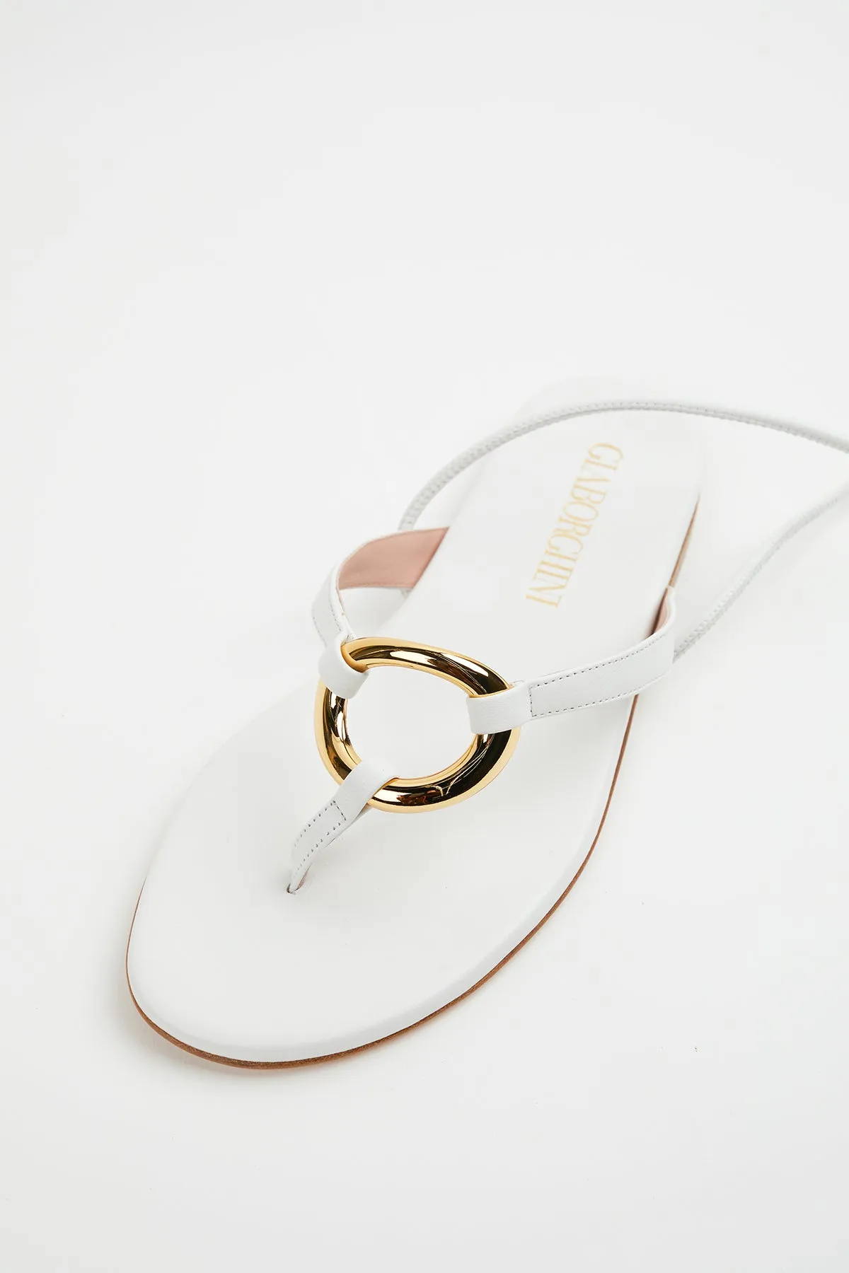 LEVANTE FLAT LEATHER SANDALS