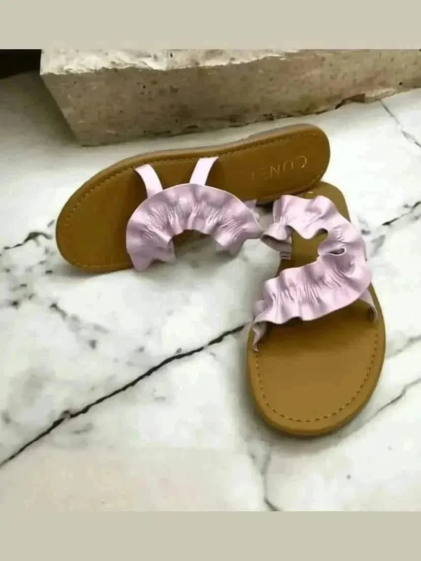 Light Pink Swirl Flats