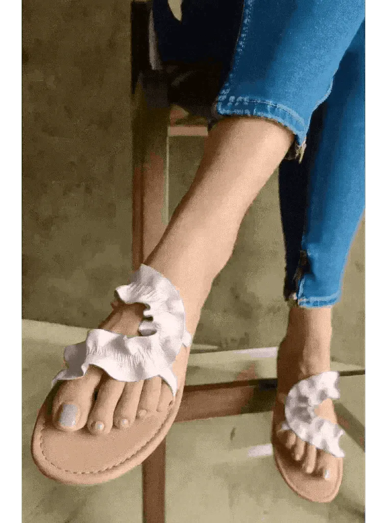 Light Pink Swirl Flats