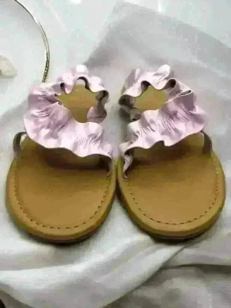 Light Pink Swirl Flats