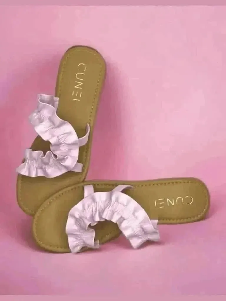 Light Pink Swirl Flats