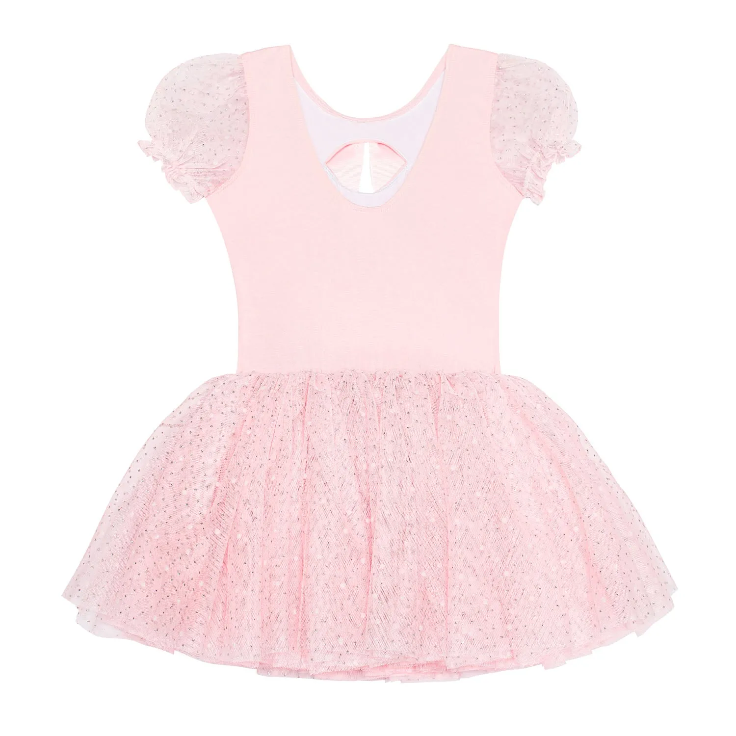 Lillian: Puff Sleeve Tutu Dress with Bow