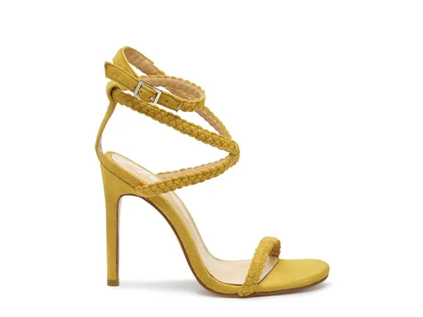 London Rag Sherri Suede Stiletto Sling-Back Sandals