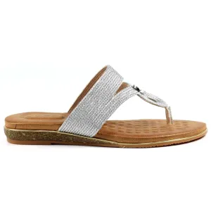Lunar Ezra Silver Sandals