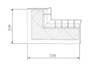 Manthorpe Catchment Corner Tray Left / Right GW293CC-RH/LH