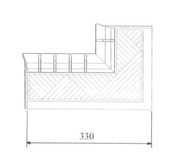 Manthorpe Catchment Corner Tray Left / Right GW293CC-RH/LH