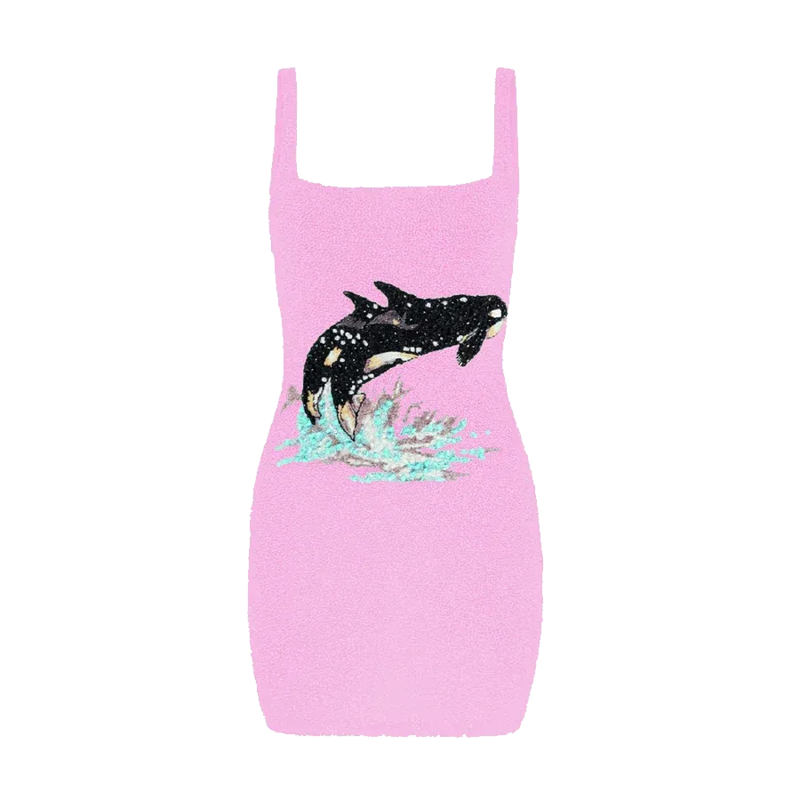 Marina Hand Beaded Luxury Mini Dress