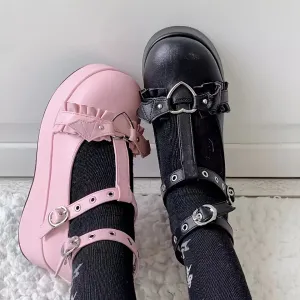 Mary Jane Ankle Strap Platform Wedge High Heel Shoes – Cute & Stylish
