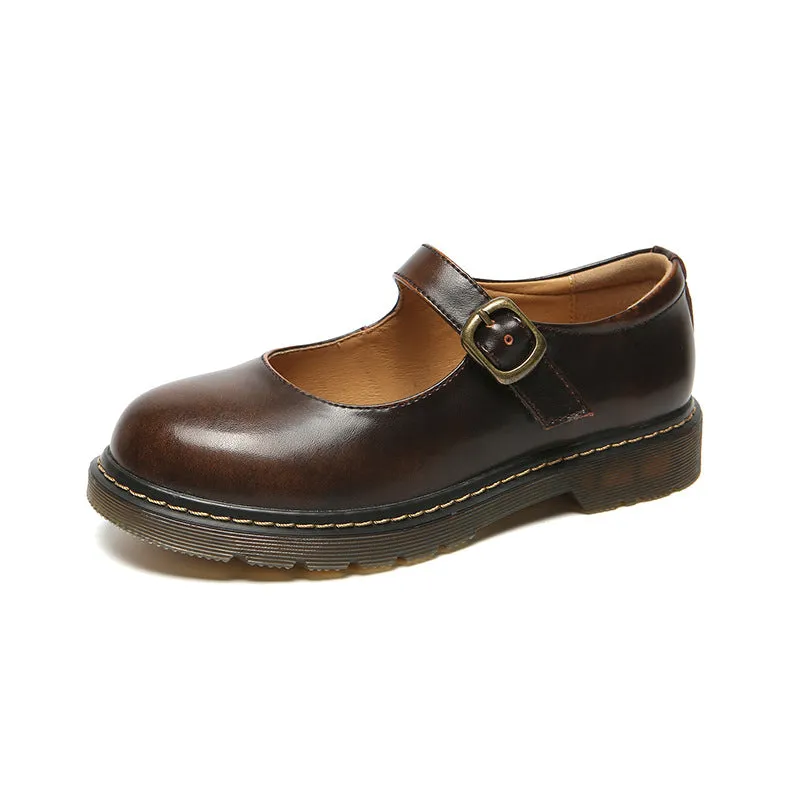 Mary Jane Shoes Thick Sole Women's Height Increasing Shoes