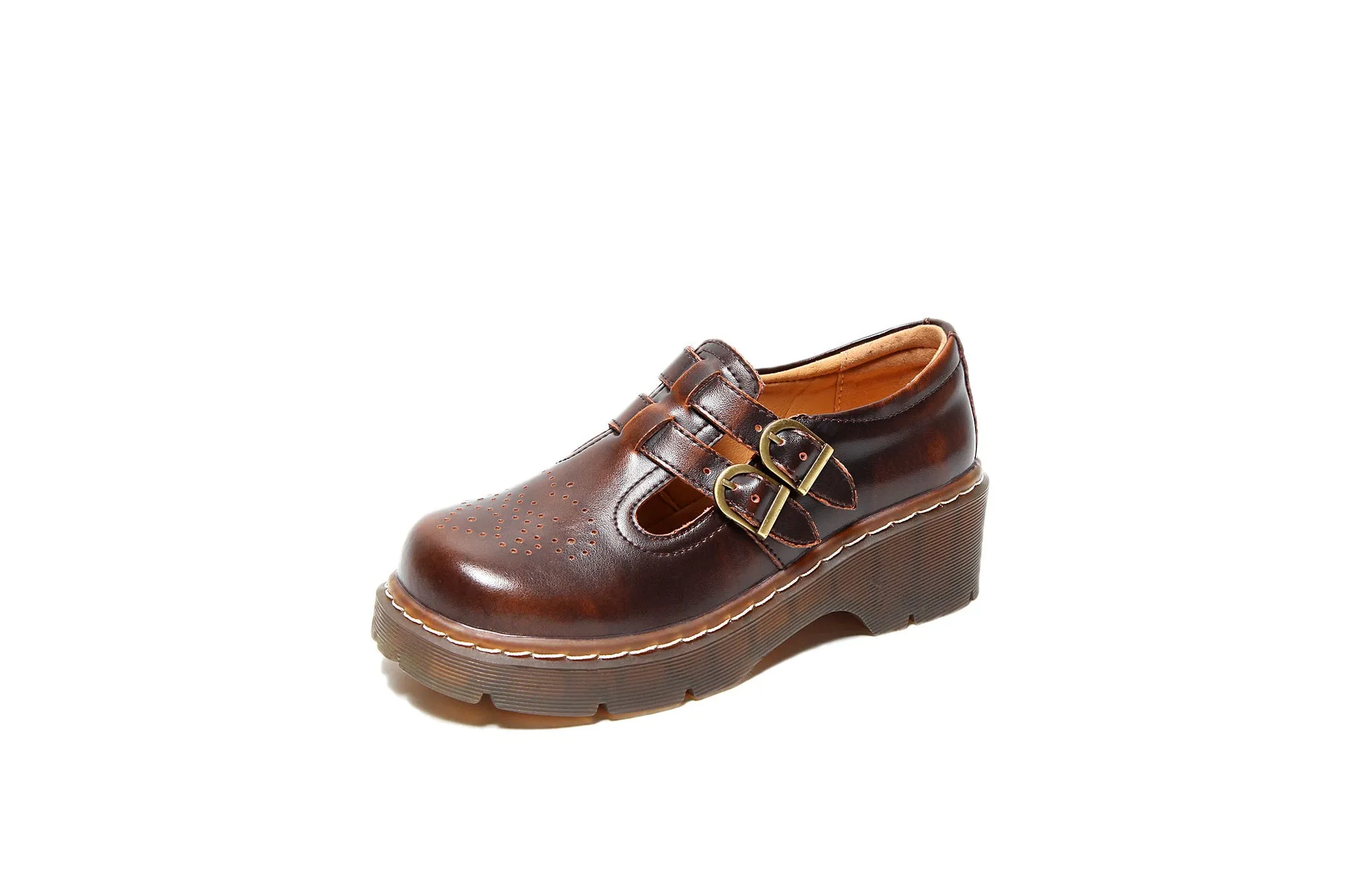 Mary Jane Shoes Thick Sole Women's Height Increasing Shoes