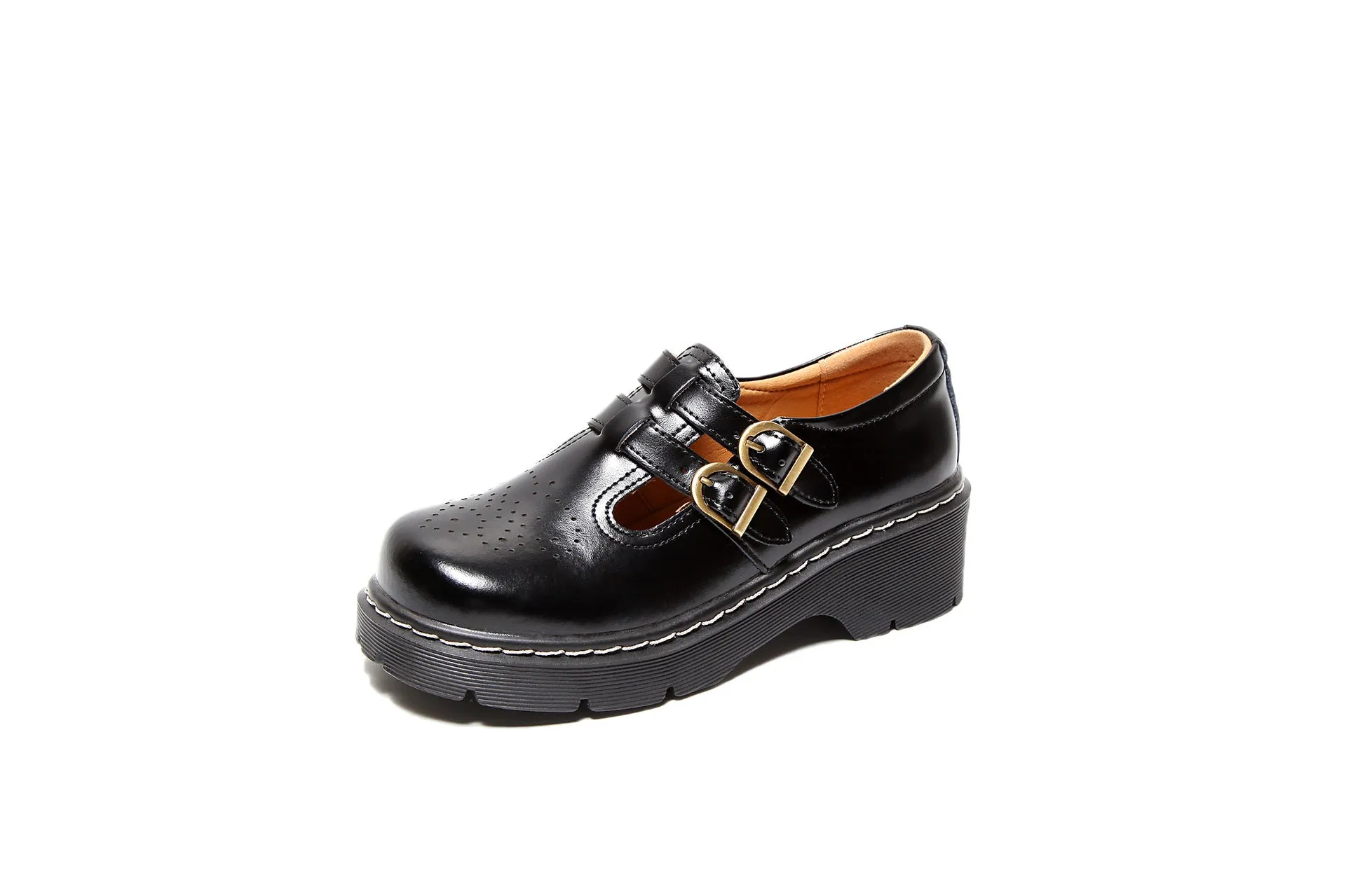 Mary Jane Shoes Thick Sole Women's Height Increasing Shoes