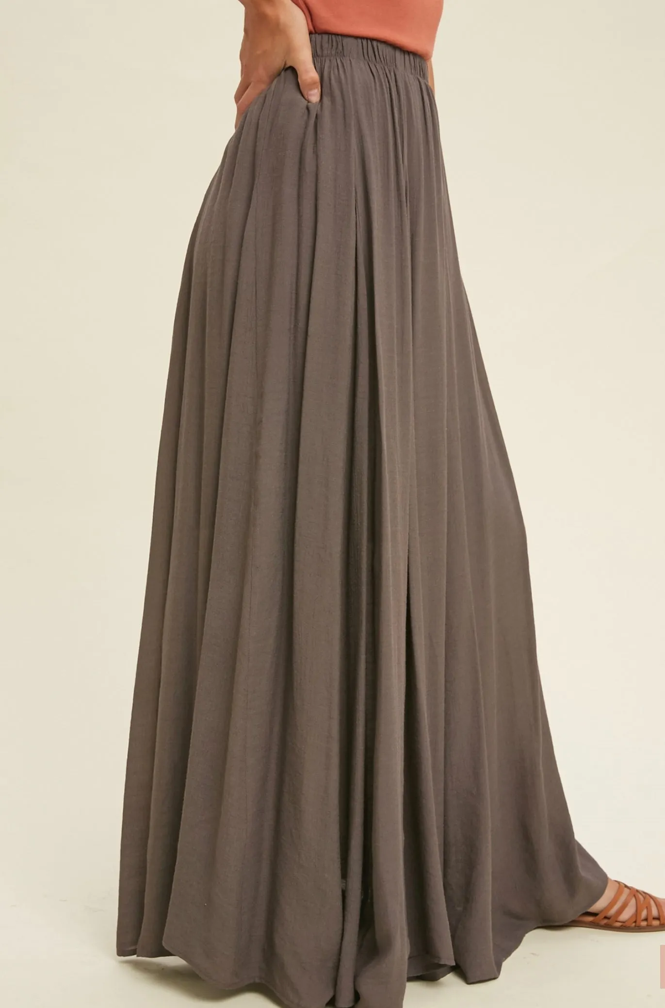 Maxi Skirt Elastic Waist