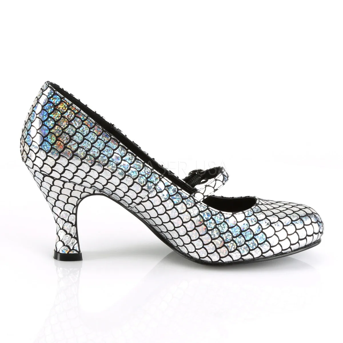 MERMAID-70  Silver Hologram Pu