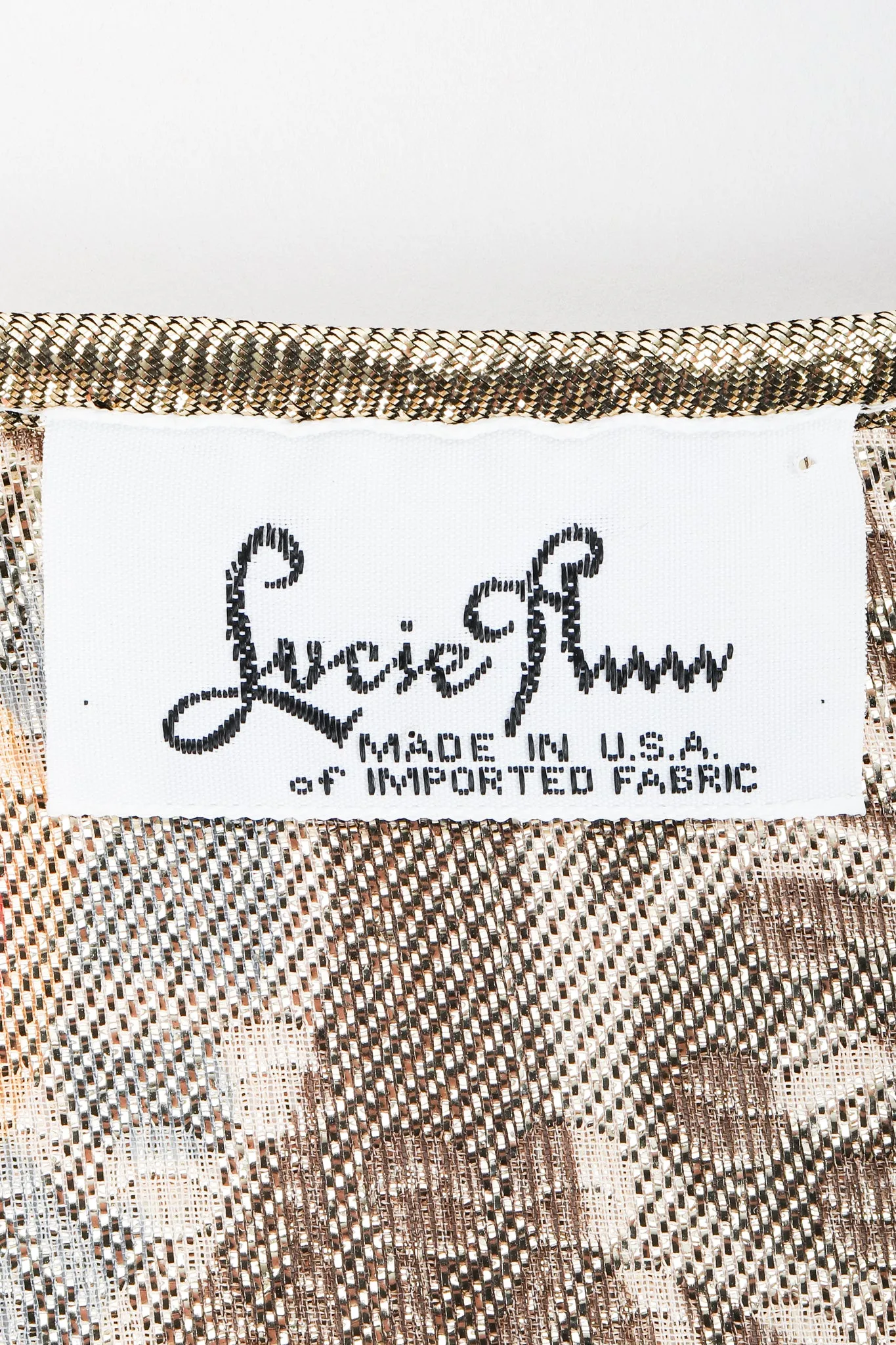 Metallic Lamé Tunic & Pant Set