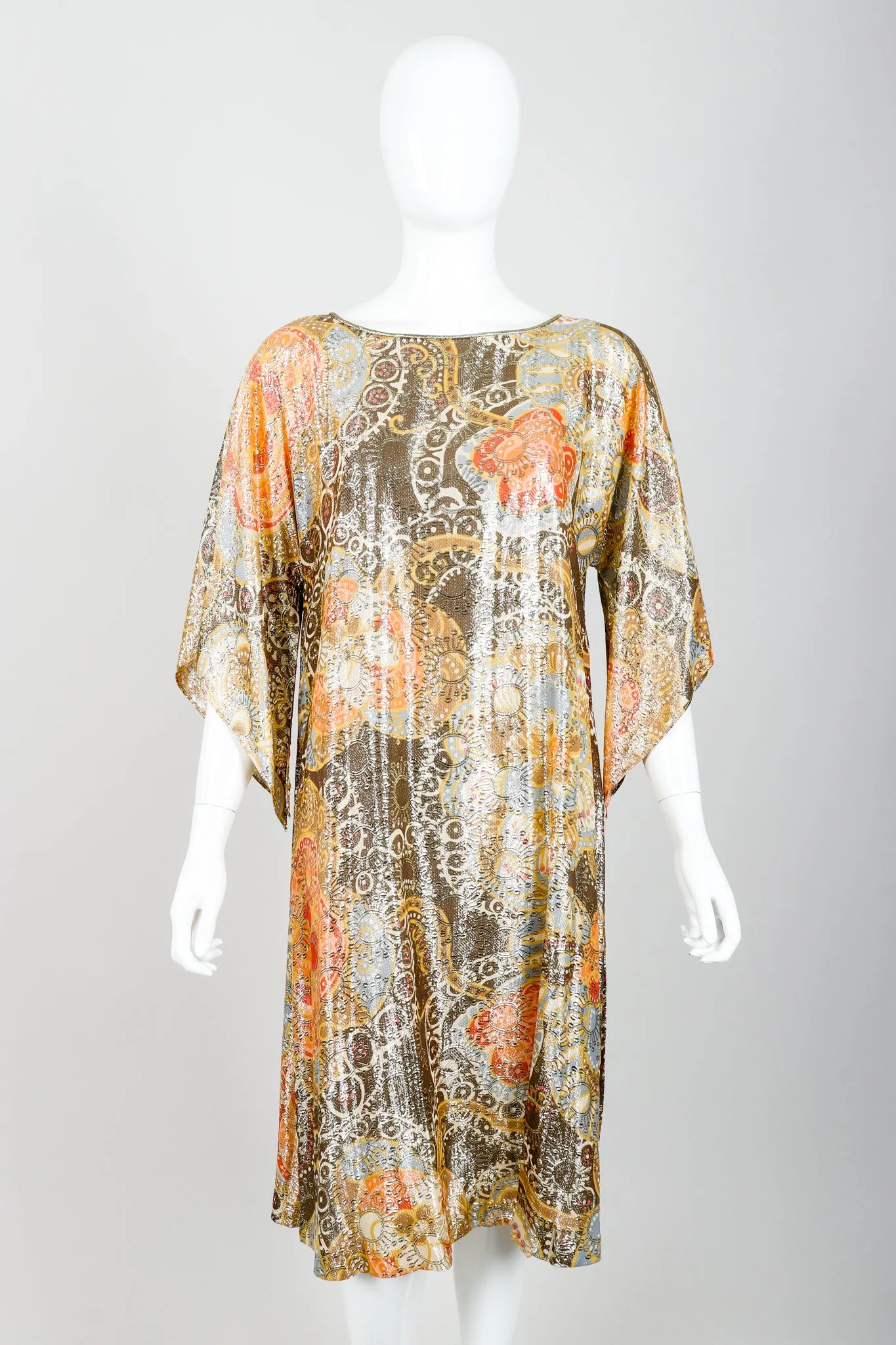 Metallic Lamé Tunic & Pant Set