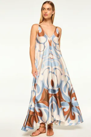 Misa Notta Dress in The Swans All Over