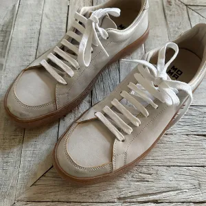 Moma Metallic-Sheen Leather Sneakers