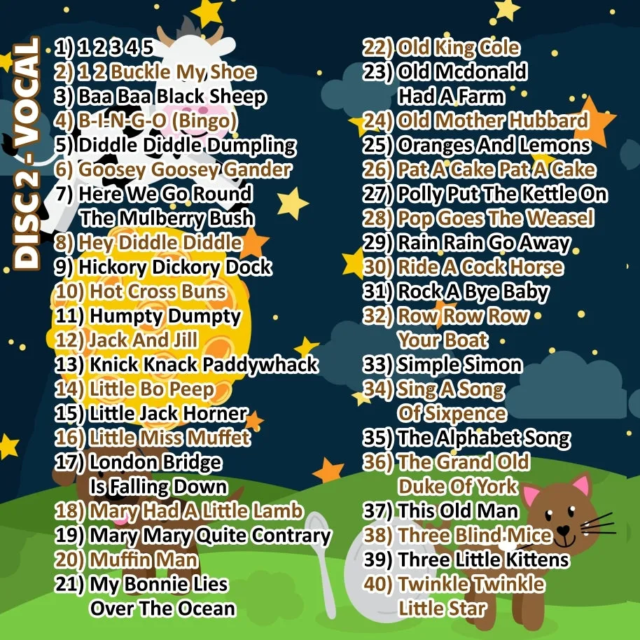 Mr Entertainer Big Karaoke Hits of Nursery Rhymes