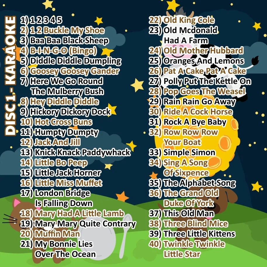 Mr Entertainer Big Karaoke Hits of Nursery Rhymes