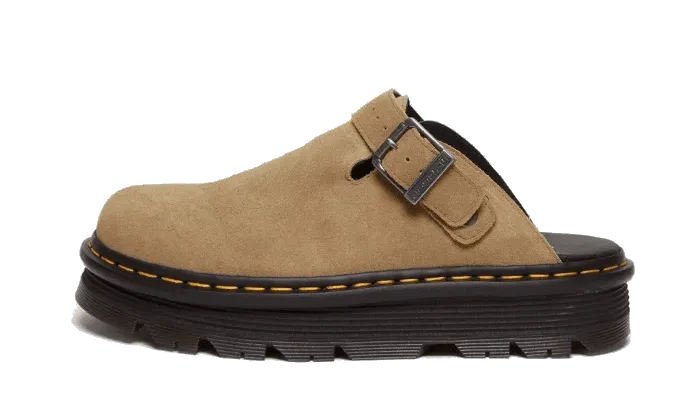Mules ZebZag Savannah Tan Suede