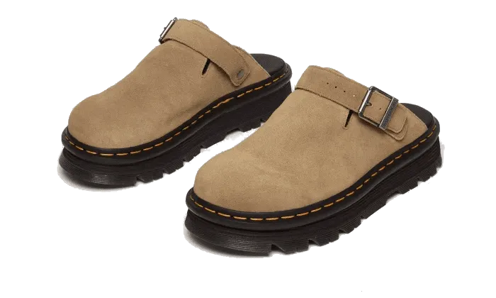 Mules ZebZag Savannah Tan Suede