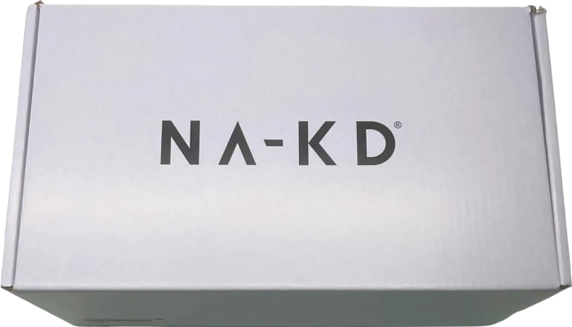 NA-KD NUDE Strappy block heel Sandals EU 40 UK 7
