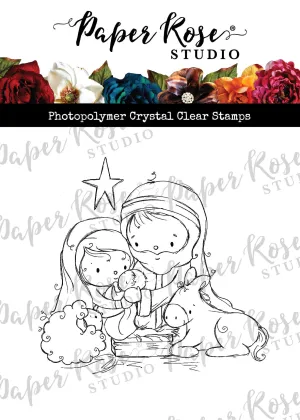 Nativity Christmas Clear Stamp 30690 Paper Rose