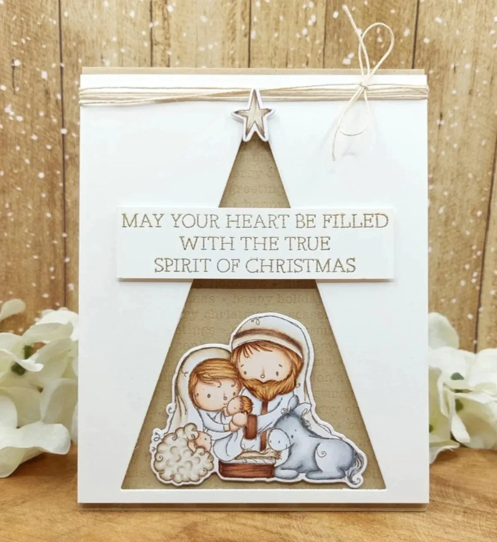 Nativity Christmas Clear Stamp 30690 Paper Rose