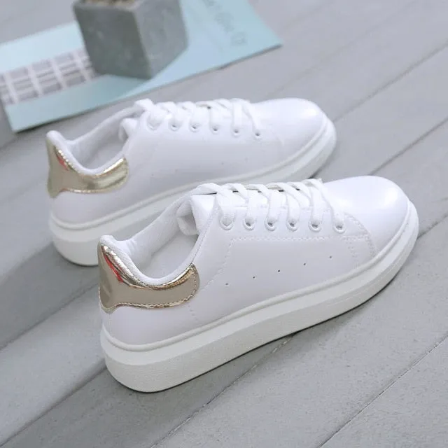 New Designer Shoes Woman Wedges Platform Sneakers Lace-Up