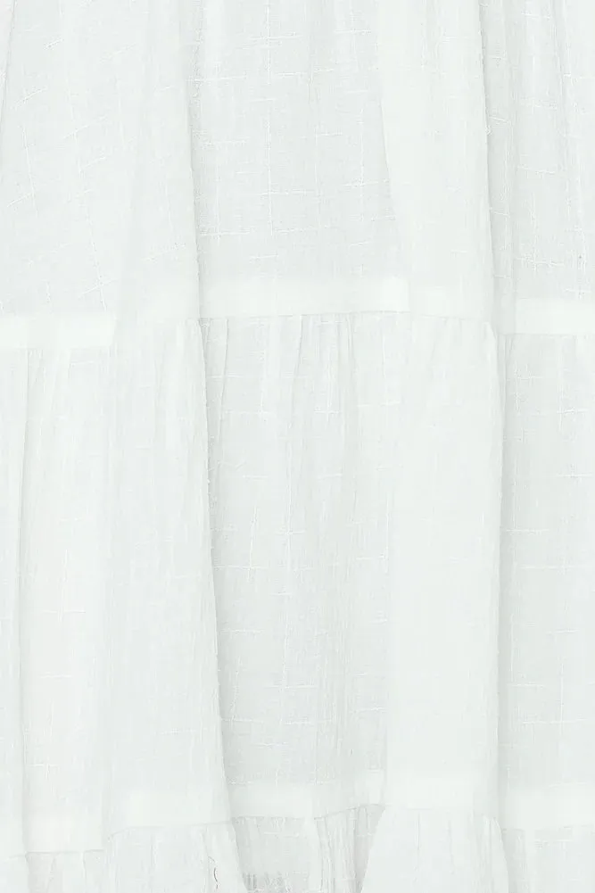 No Pity Party Dress White