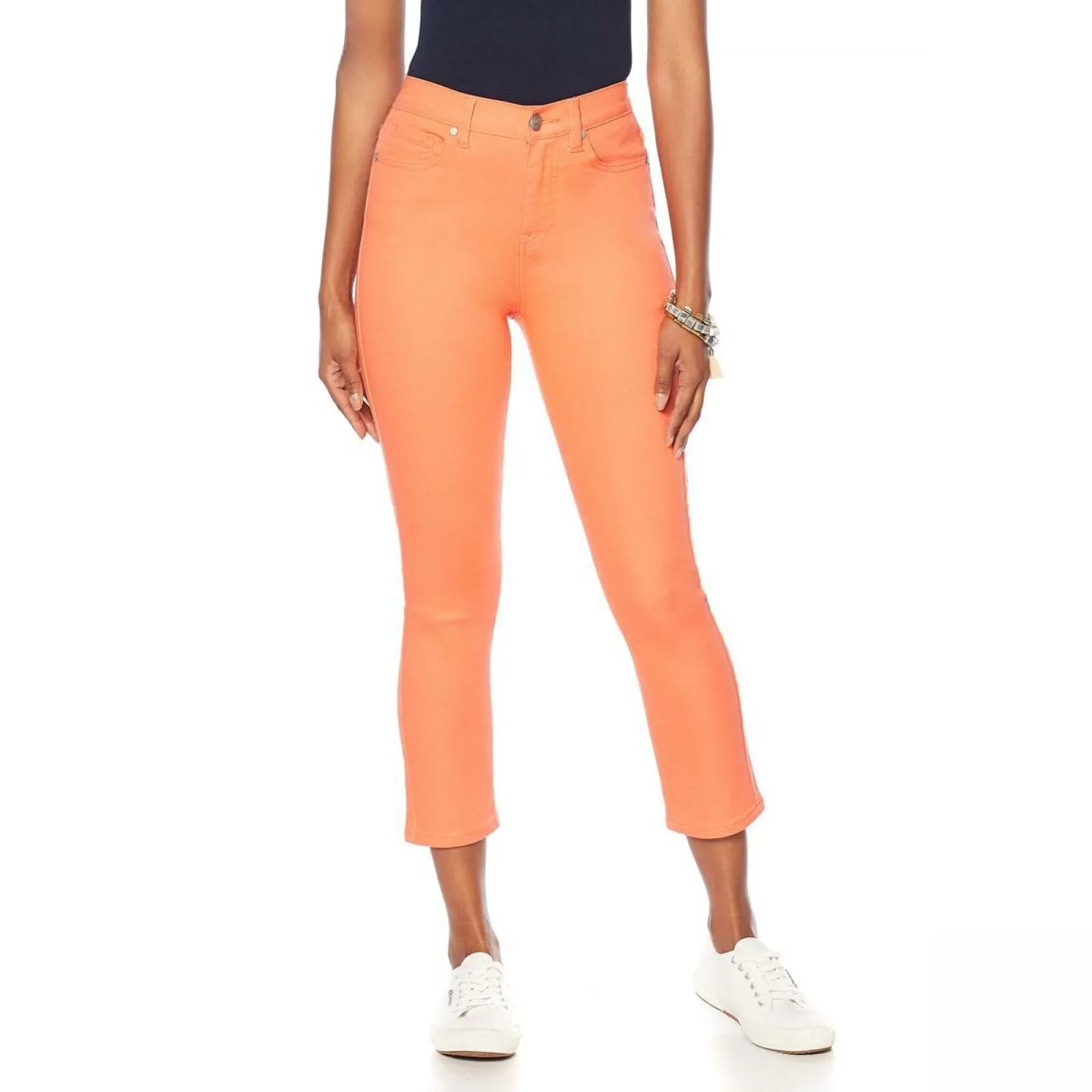 NWT DG2 By Diane Gilman Womens Virtual Stretch Cropped Skinny Jean. 603955 6