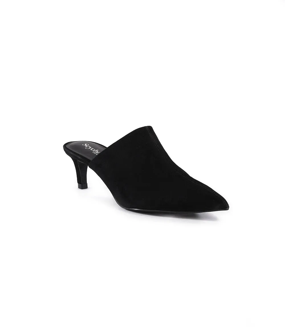 Obsession Suede High Heel Mule
