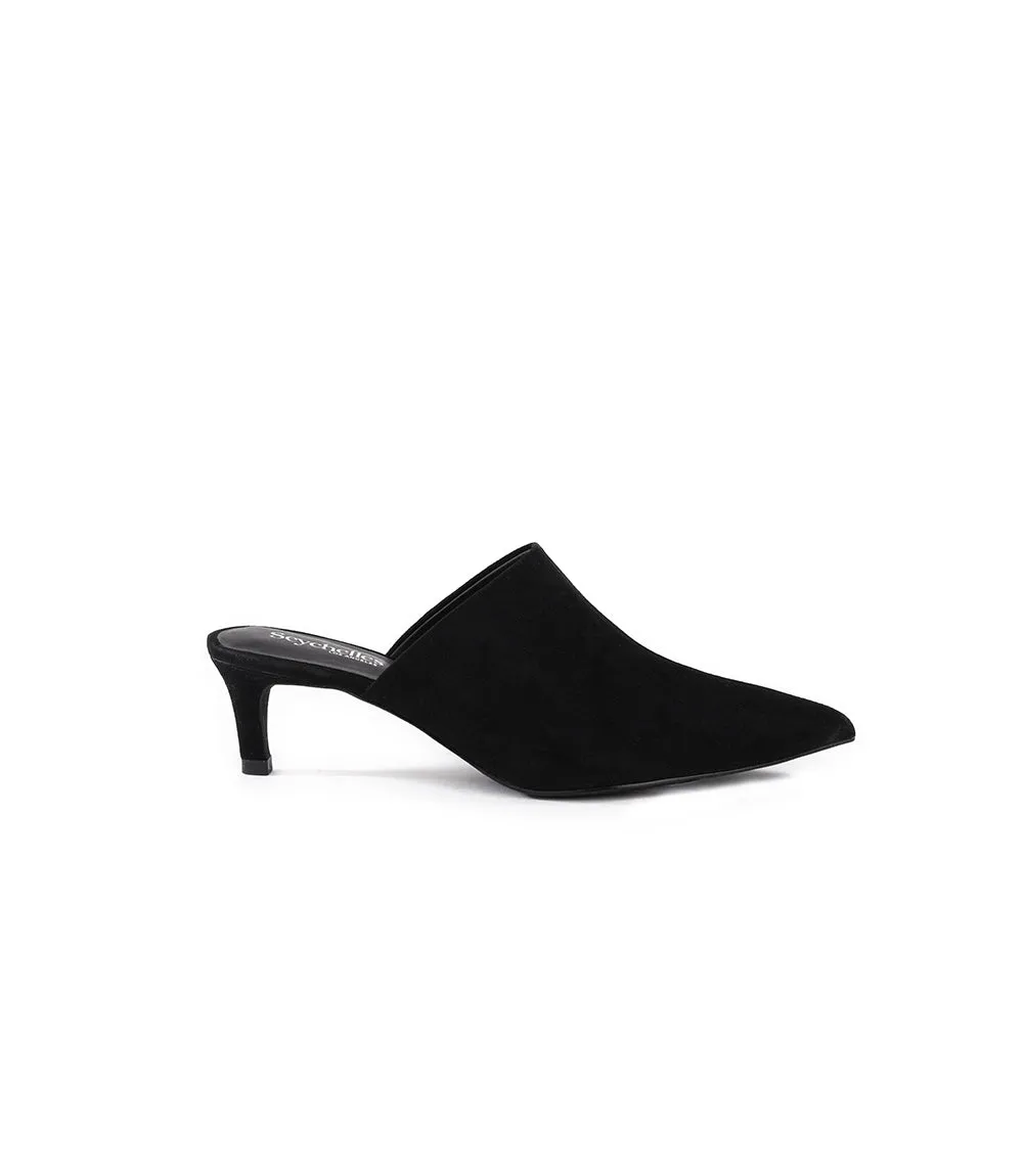 Obsession Suede High Heel Mule