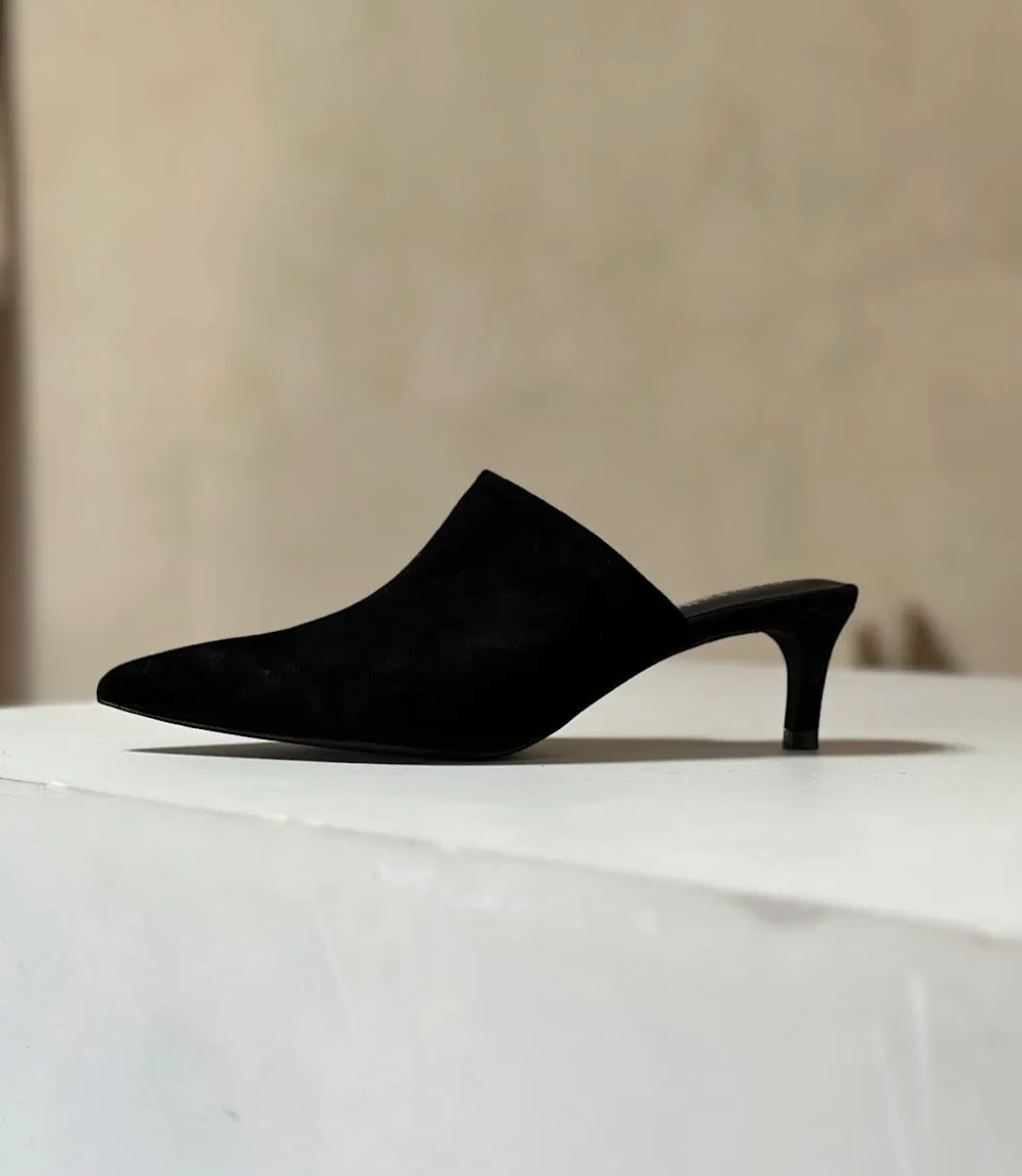 Obsession Suede High Heel Mule