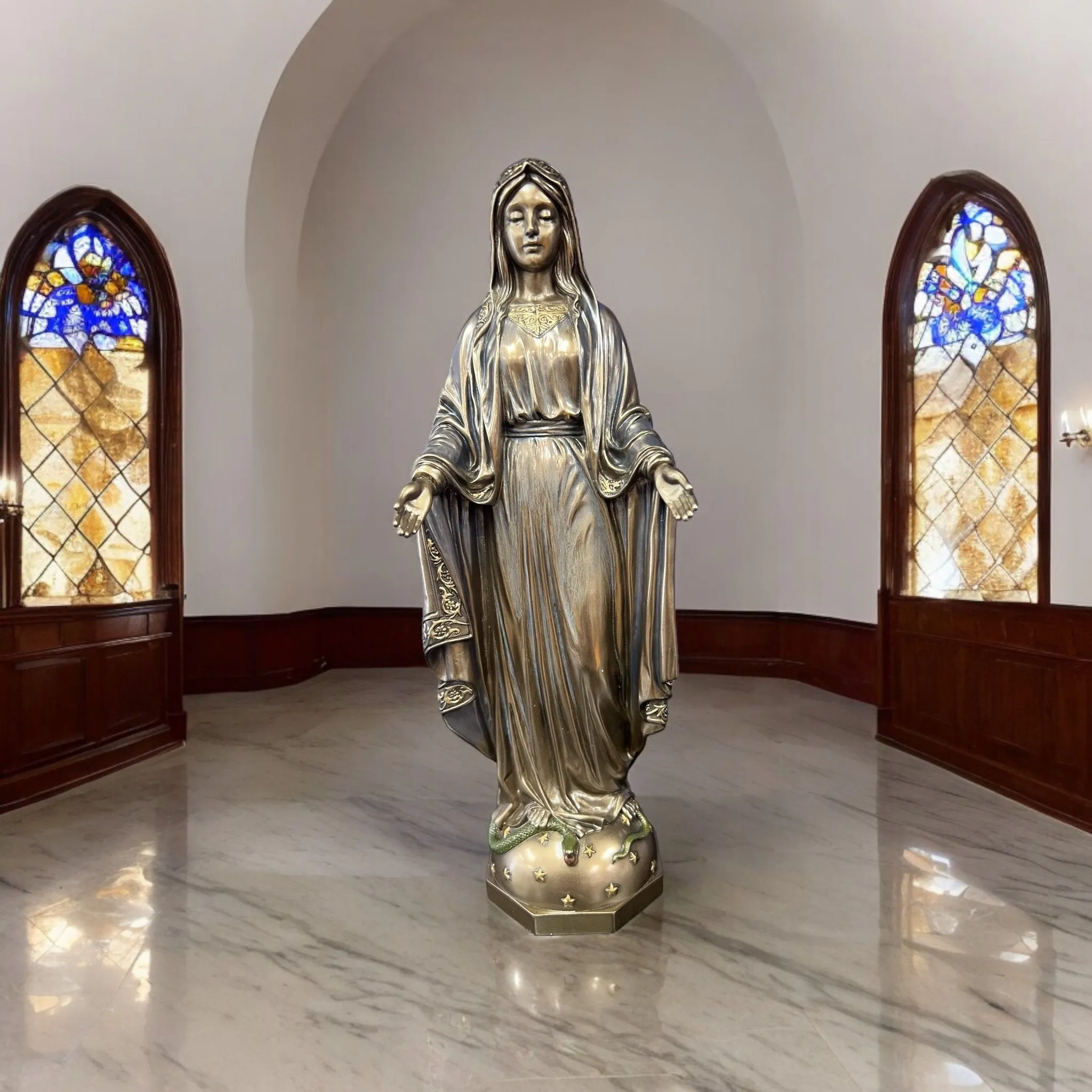 Our Lady of Grace Virgin Mary Statue - Veronese Design