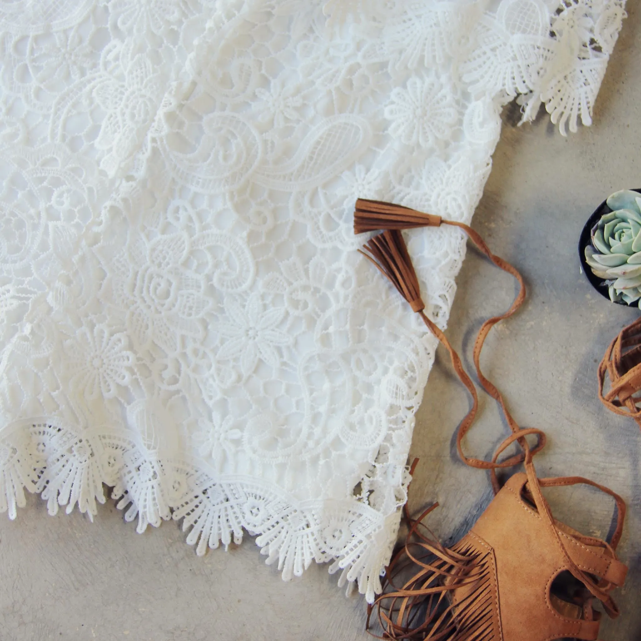 Palm Lace Romper