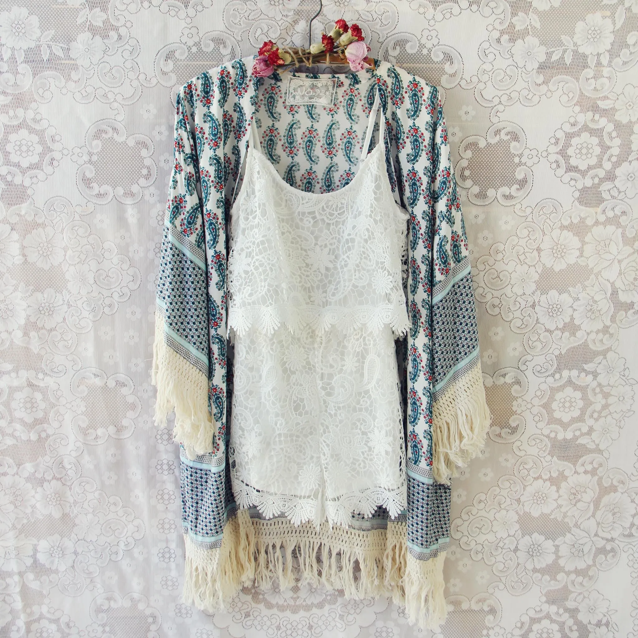 Palm Lace Romper