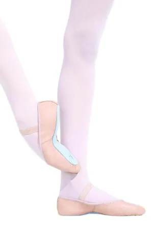 Pink Daisy Full Sole Ballet Slippers - Child