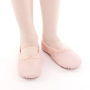 Pink Glitter Ballet Shoe