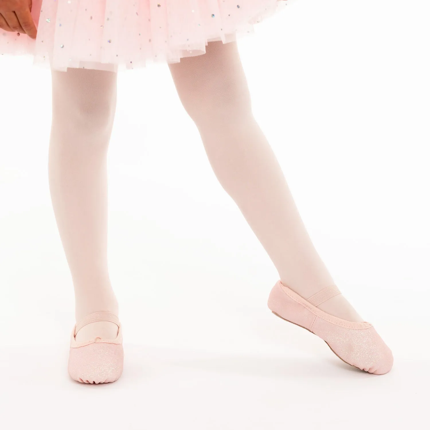 Pink Glitter Ballet Shoe